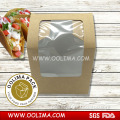 Disposable Kraft paper Tuck-top Tortilla pack